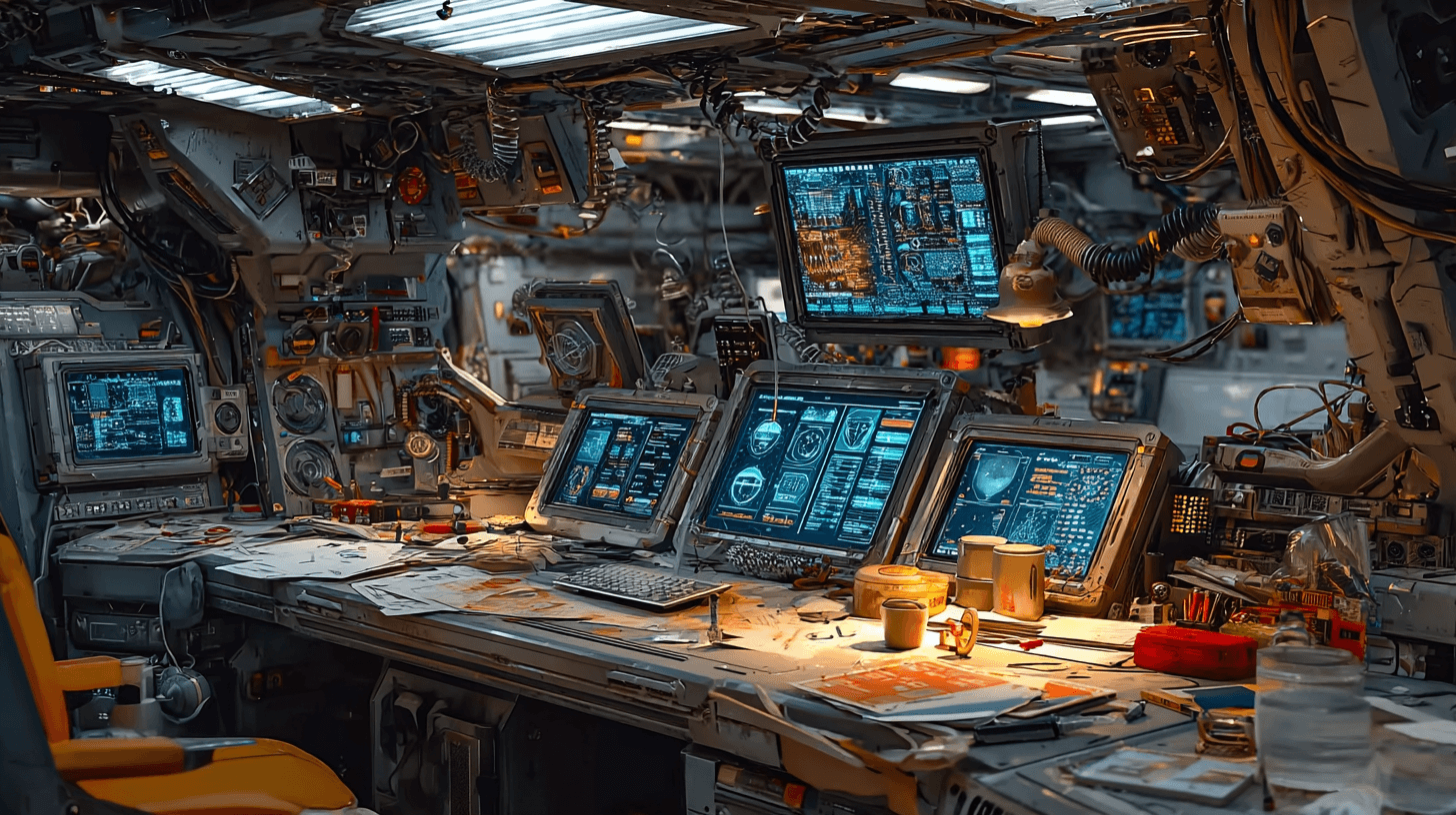 Spaceship control room